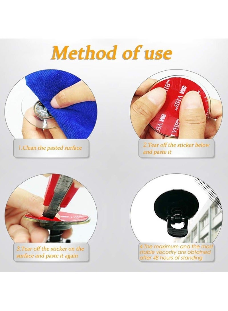 3M 60 Pcs Round Double Sided Tape Heavy Duty, (Diameter 40 mm) 3M VHB Mounting Tape Pad Sticker Strong Adhesive Tape Waterproof Foam Tape for Indoor and Out Wall, Door, Car, Home Decoration. - Image 3